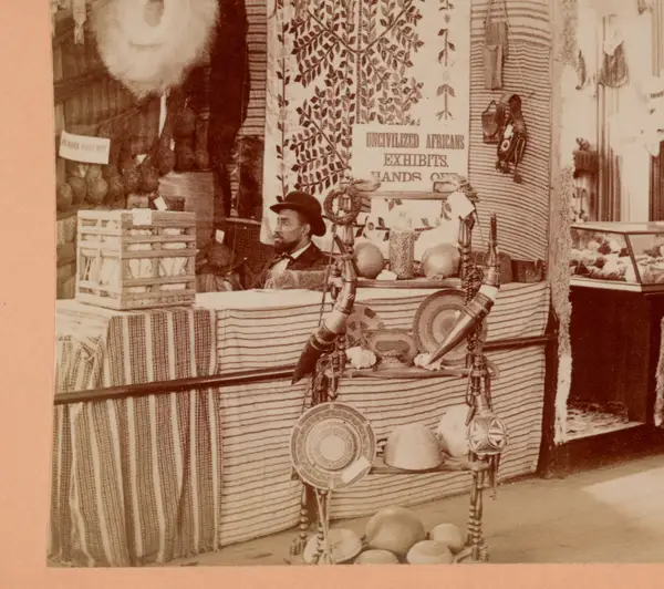 African exhibit, Negro building, Atlanta Exposition