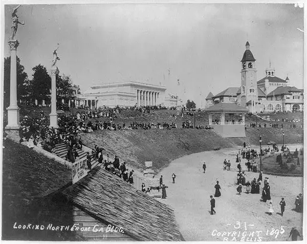 Cotton States Exposition, Atlanta, Georgia; looking north from Georgia Building