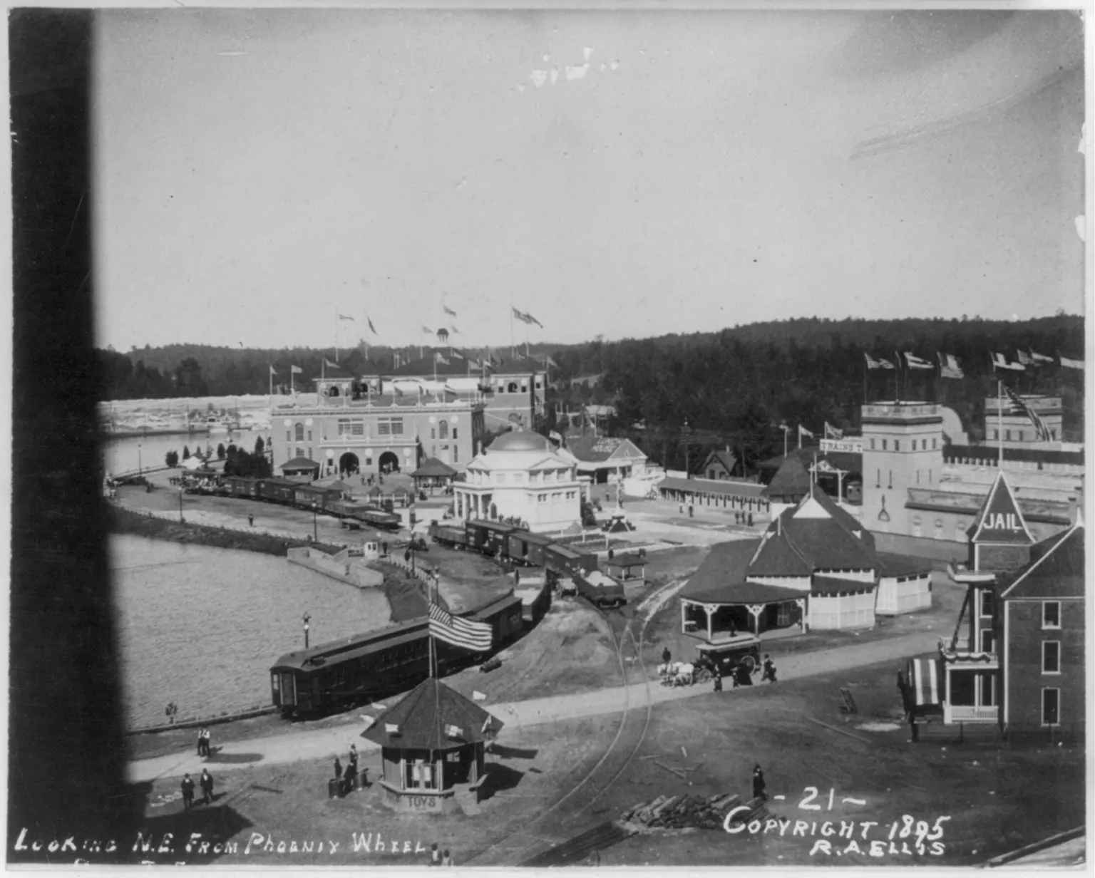 Cotton States and International Exposition: Atlanta, Ga. - Cotton States Exposition)- Looking N.E. from Phoenix Wheel LCCN2003653903