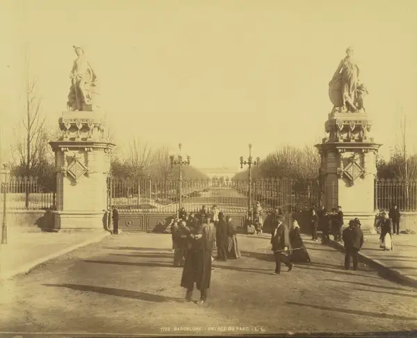 Entrance to the Parc de la Ciutadella, the Exposition grounds