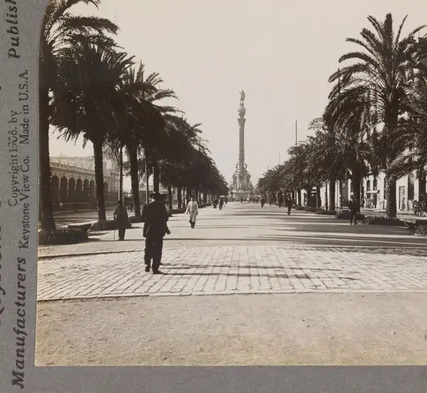 Plaza and Columbus Monument, Barcelona