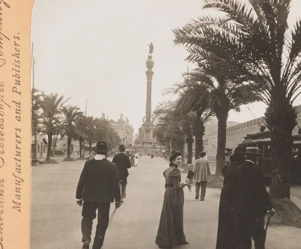 Promenade and Columbus Monument, Barcelona