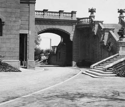 Bridge stairs to the Maritime Section of the Parc de la Ciutadella