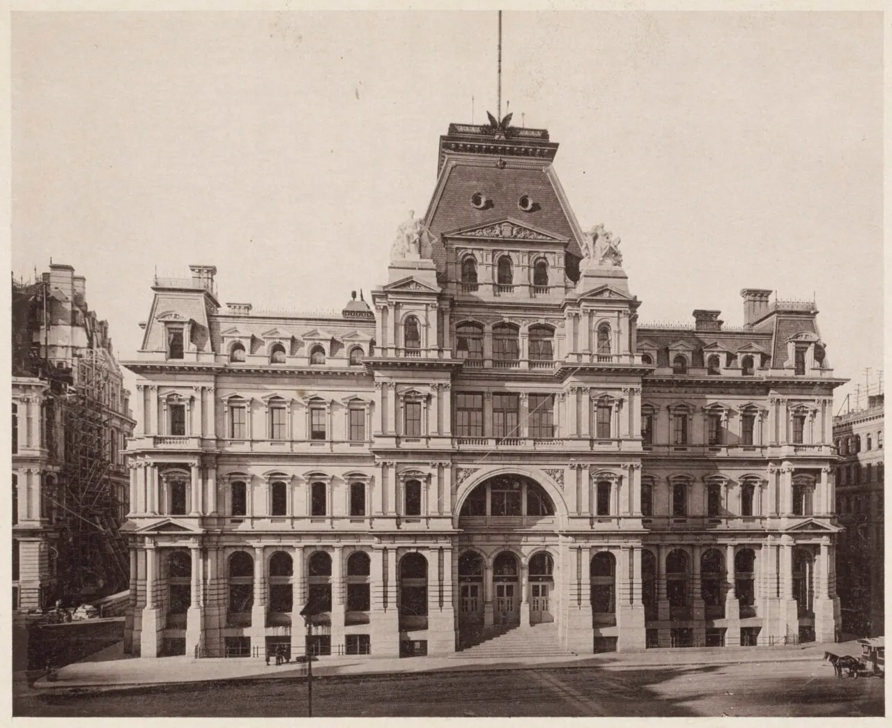 Boston, c. 1880s: Boston post office (erected circa 1870, demolished circa 1935) 08 02 002799 image primary