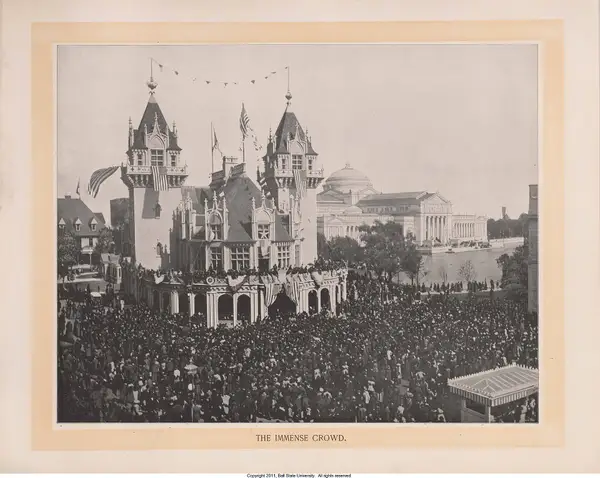 View of the Immense Crowd, William Henry Jackson