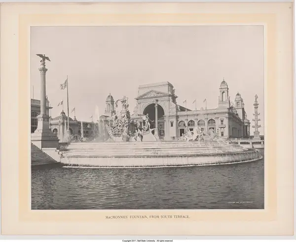 MacMonnies' Fountain, From South Terrace, William Henry Jackson