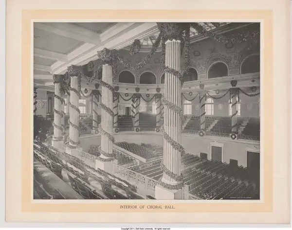 Choral Hall, Interior, William Henry Jackson