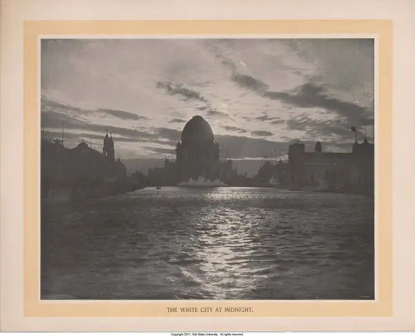 The White City at Midnight, William Henry Jackson