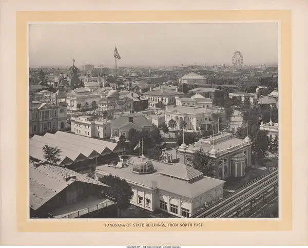 Panorama of State Buildings, From North East, William Henry Jackson