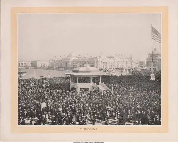 View of Chicago Day, William Henry Jackson