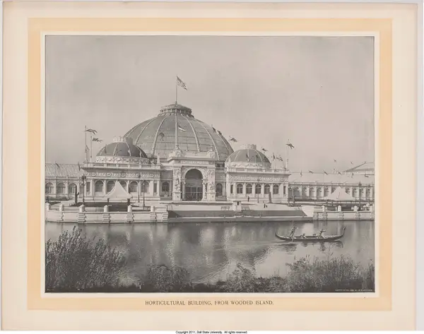 Horticultural Building from Wooded Island, William Henry Jackson
