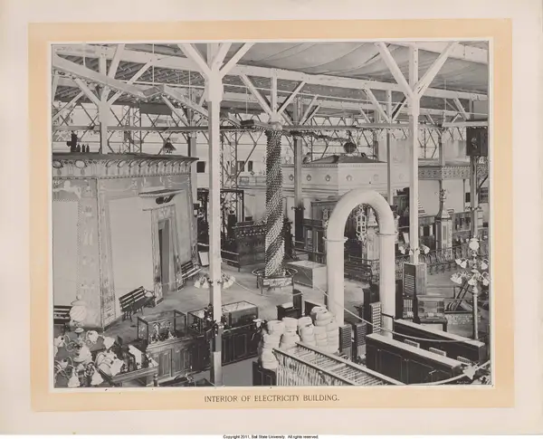Electricity Building, Interior, William Henry Jackson