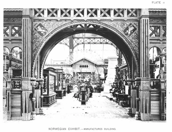 Norwegian Exhibit--Manufactures Building — Official Views Of The World's Columbian Exposition —