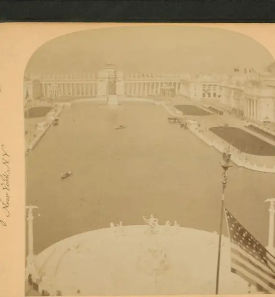 Bird's-eye view from Administration building, World's Fair, Chicago, U.S.A