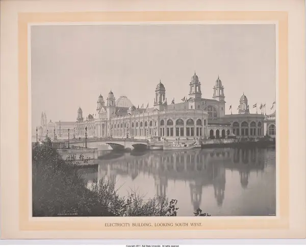 Electricity Building, Looking South West, William Henry Jackson