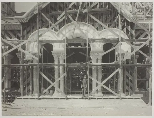 Fisheries Building Construction Photos Worlds Columbian exposition