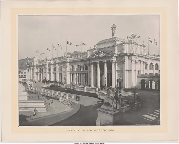 Agricultural Building from Colonnade, William Henry Jackson