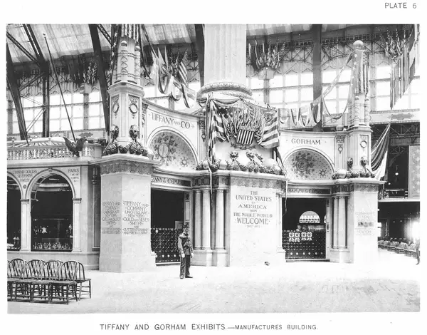 Tiffany And Gorham Exhibits--Manufactures Building — Official Views Of The World's Columbian Exposition —