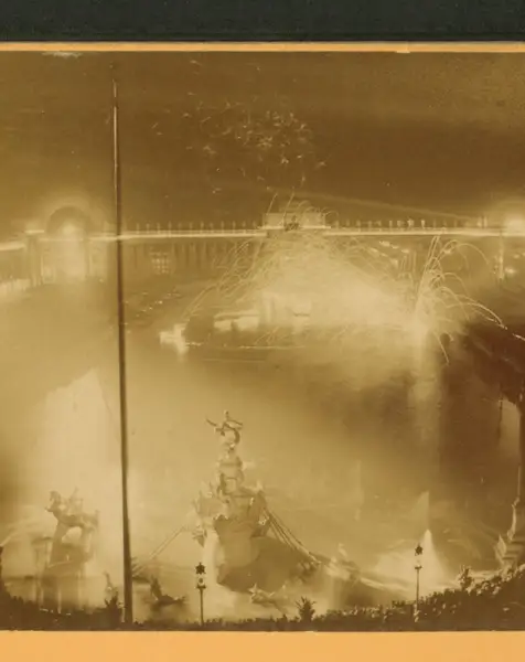 Great illumination, Chicago Day, Columbian Exposition