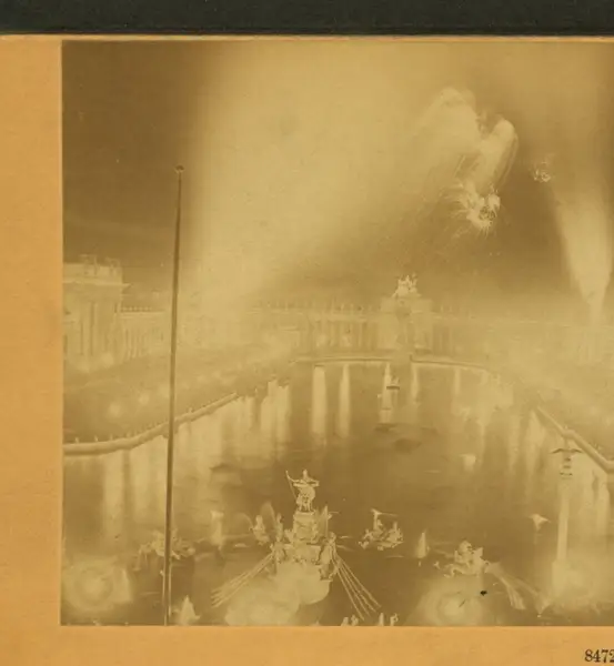 The illumination, Chicago Day, World's Columbian Exposition