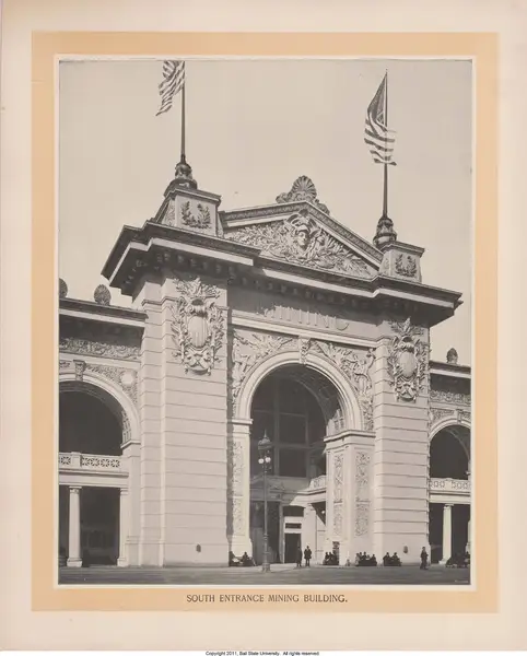 Mining Building, South Entrance, William Henry Jackson