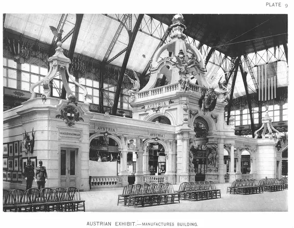 Austrian Exhibit-- Manufactures Building — Official Views Of The World's Columbian Exposition —