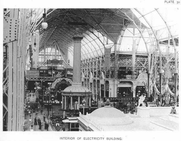 Interior Of Electricity Building — Official Views Of The World's Columbian Exposition —