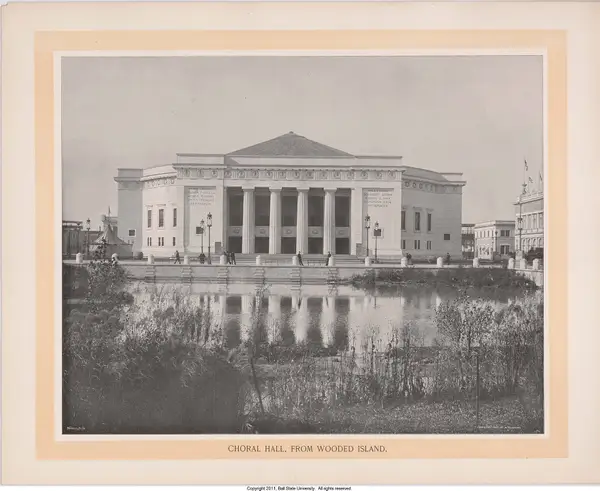 Choral Hall, from Wooded Island, William Henry Jackson