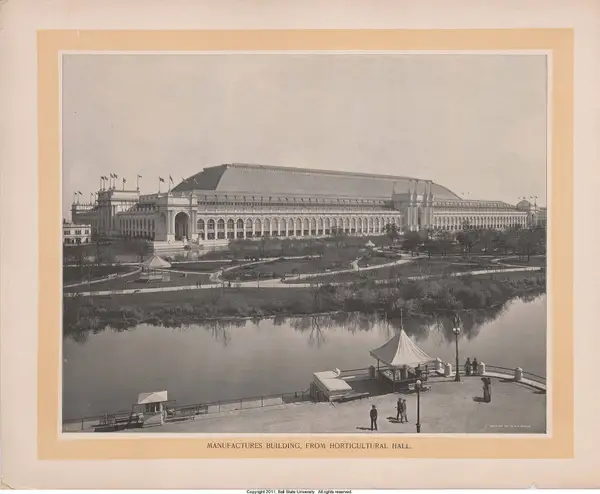 Manufacturers Building from Horticultural Hall, William Henry Jackson