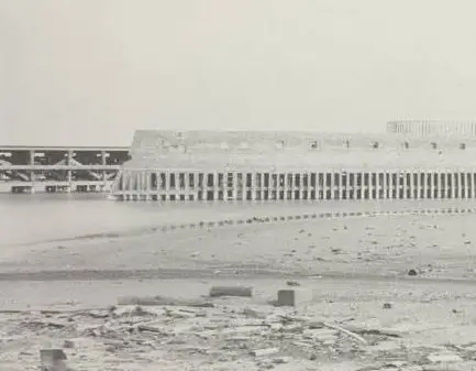 Naval Exhibit construction looking northeast Arnold view 105 11-13-1891