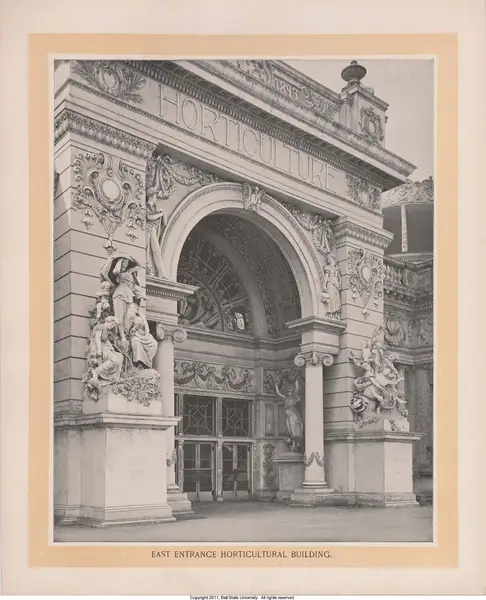 Horticultural Building, East Entrance, William Henry Jackson