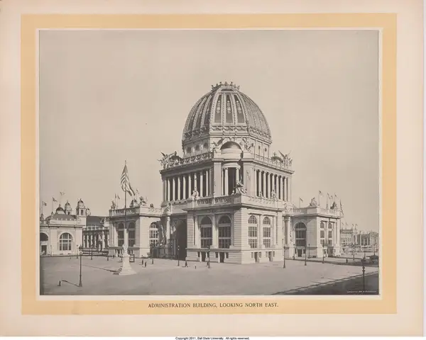 Administration Building, Looking North East, William Henry Jackson
