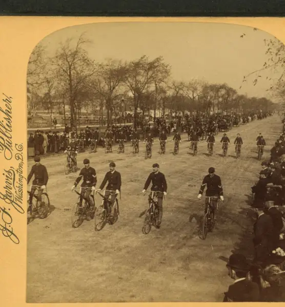 Bicycle Club, World's Fair Dedication parade, Chicago, U.S.A