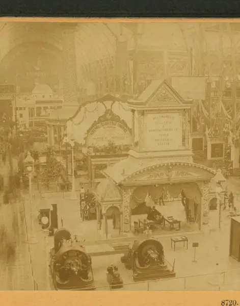 Great is the interior of Electric building, Columbian Exposition