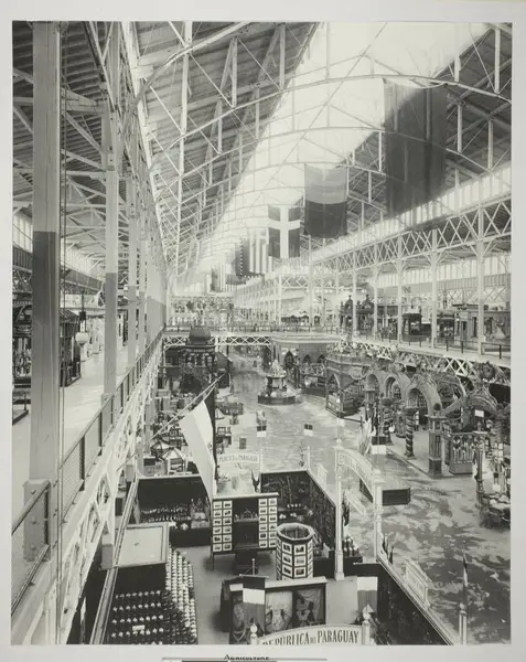 Construction of Agriculture Building Worlds Columbian Exposition