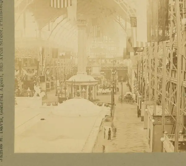 Great interior of Electric building, Columbian Exposition