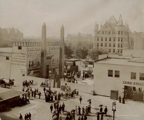 Temple of luksor, view from the Ferris wheel