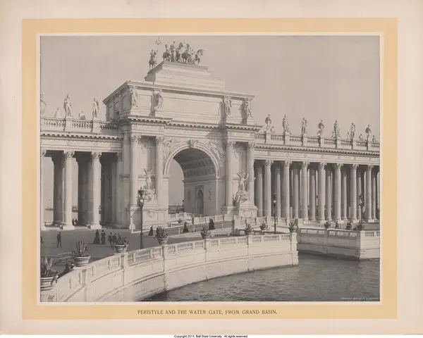 Water Gate and Peristyle, from Grand Basin, William Henry Jackson