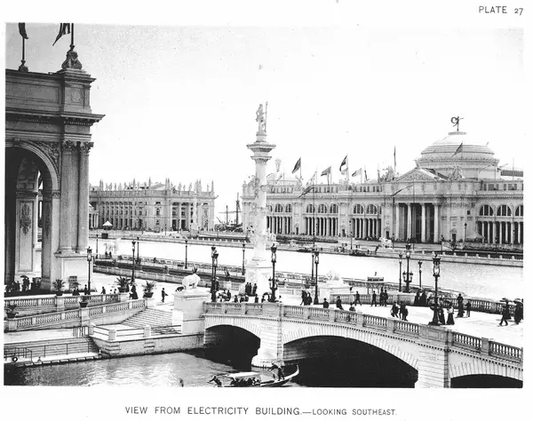 View From Electricity Building--Looking Southeast — Official Views Of The World's Columbian Exposition —
