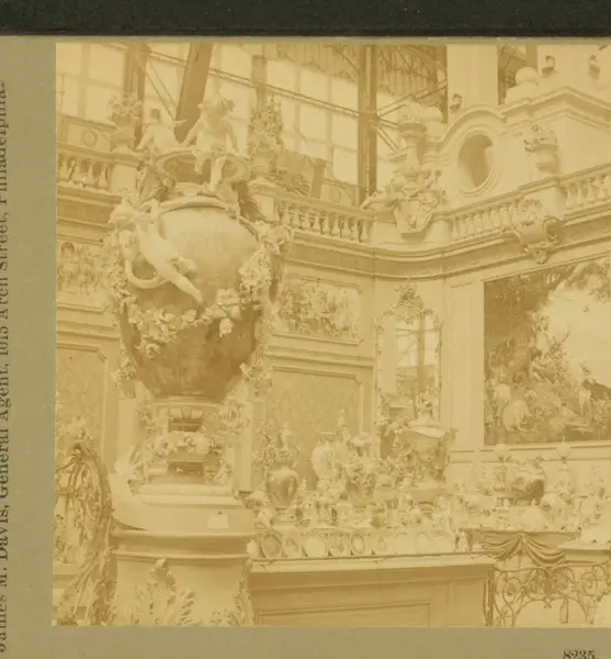A rare bit of the beautiful German exhibit, Liberal Arts building, Columbian Exposition