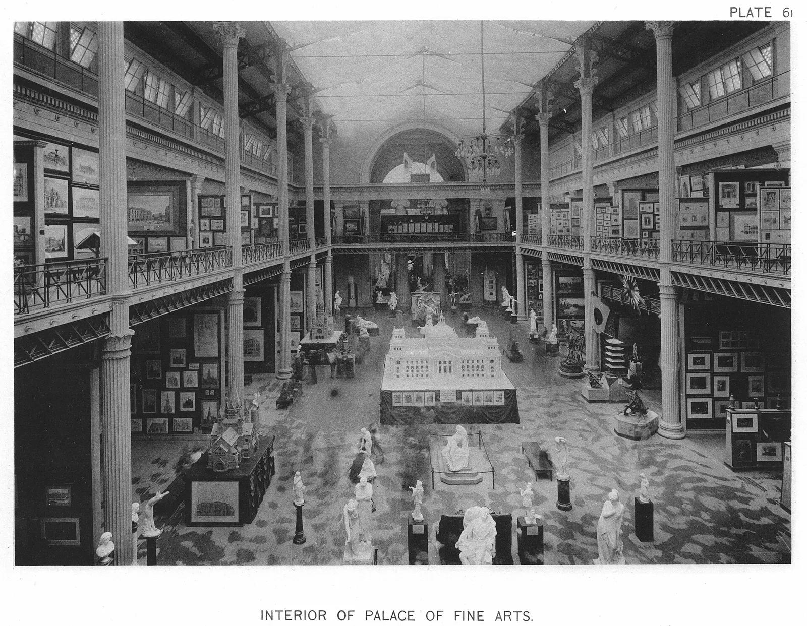 World's Columbian Exposition: Interior Of Palace Of Fine Arts — Official Views Of The World's Columbian Exposition — 61