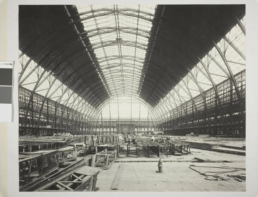 World's Columbian Exposition: Mfg & liberal arts bldg construction photos 26
