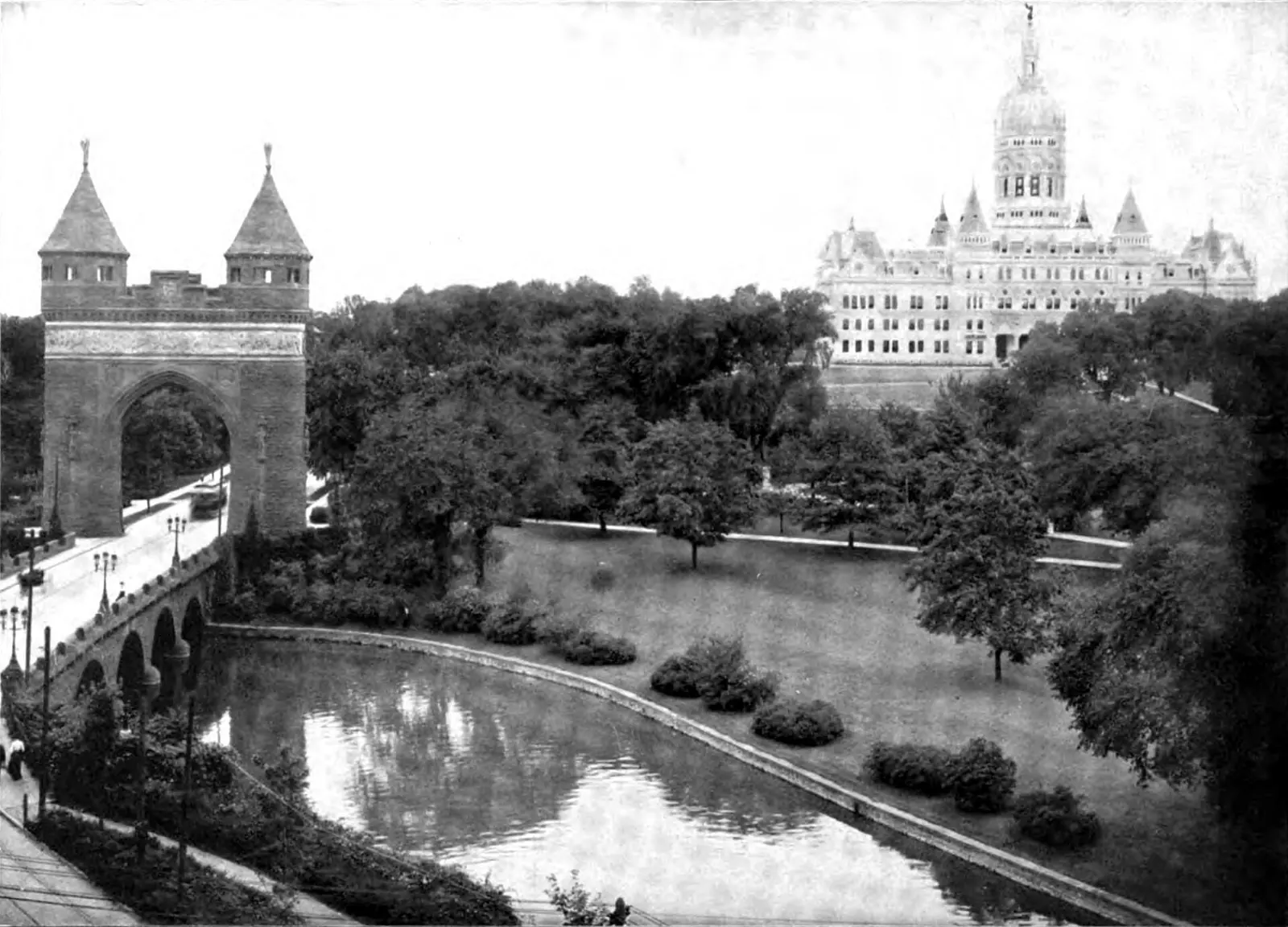 Connecticut State Capitol: Americana 1920 Hartford Conn