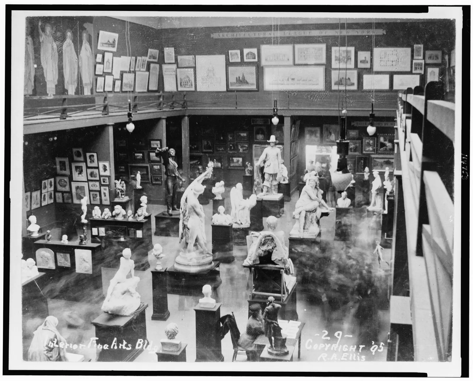 Fine Arts Building: Interior of Fine Arts Building, Cotton States Exposition, Atlanta LCCN95511616