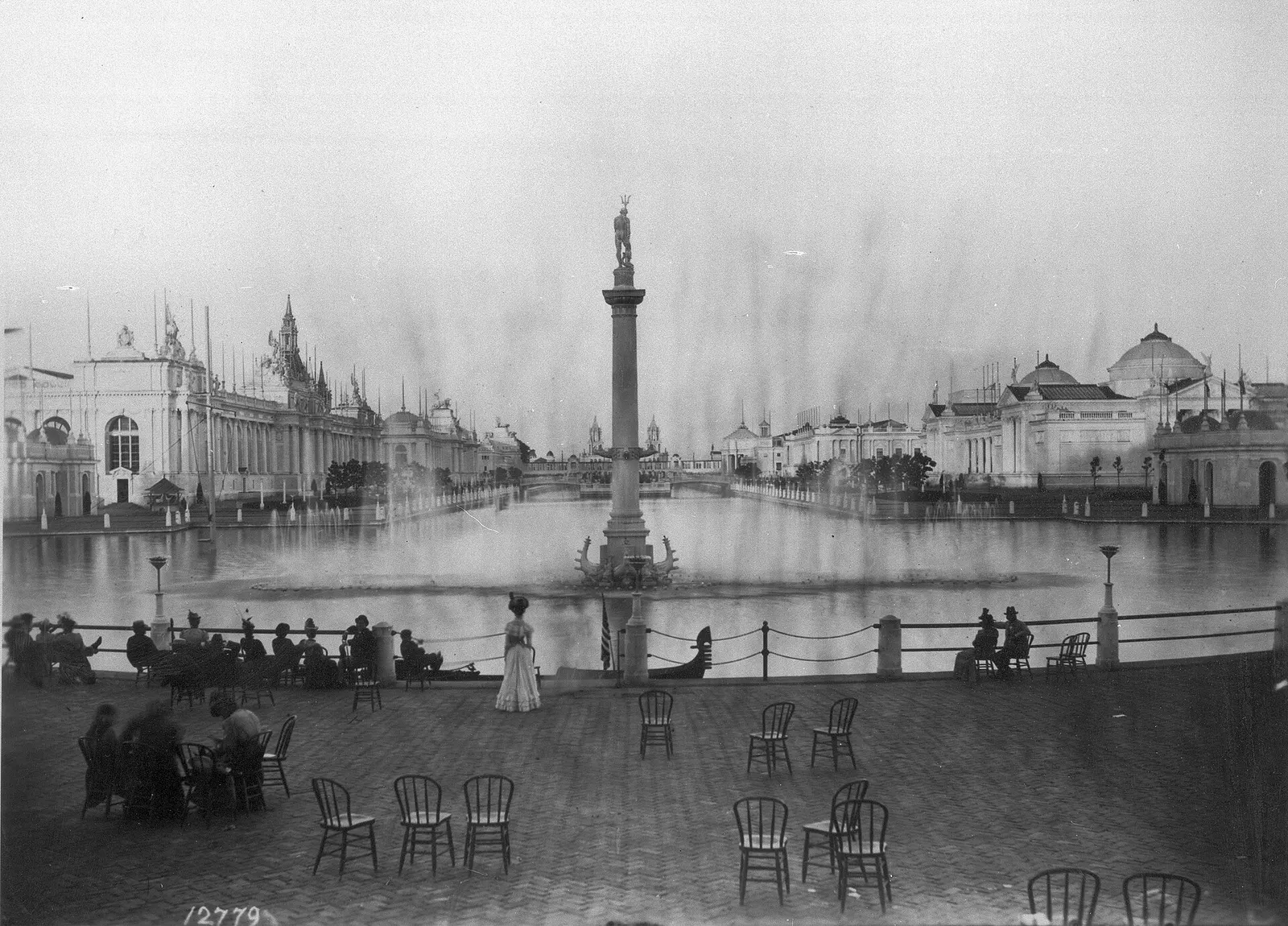 Grand Court and lagoon: Trans-Mississippi Expo, Grand Court (2574825707)