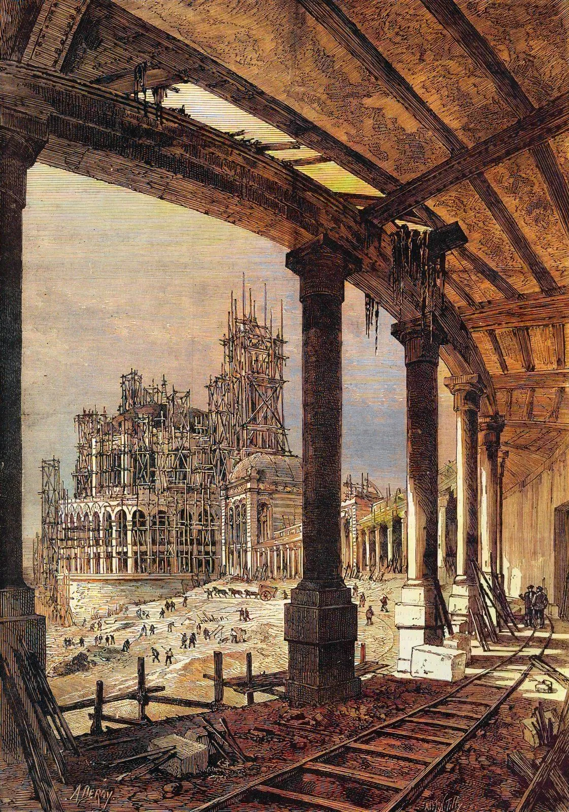 Palais du Trocadéro, hypothetical colorization