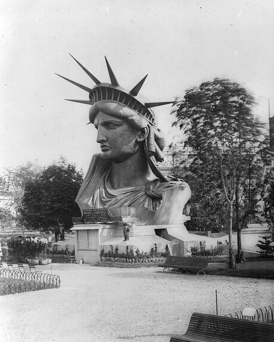 Head of the Statue of Liberty