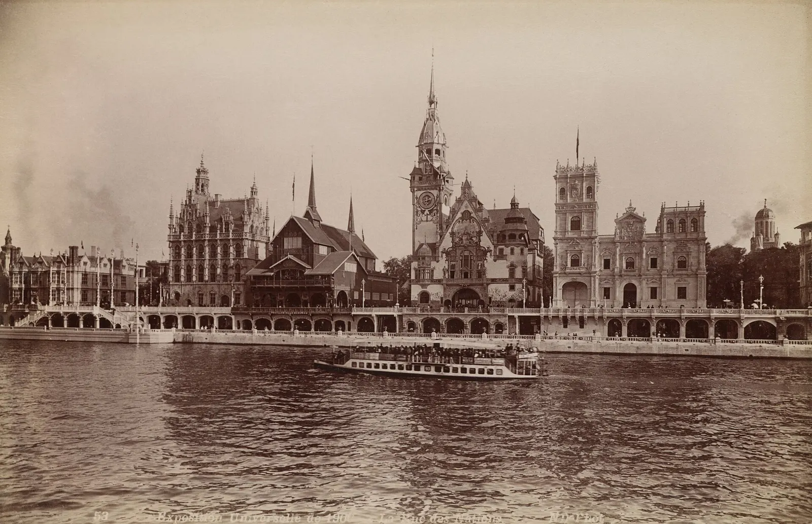 La Rue des nations, Exposition Universelle 1900