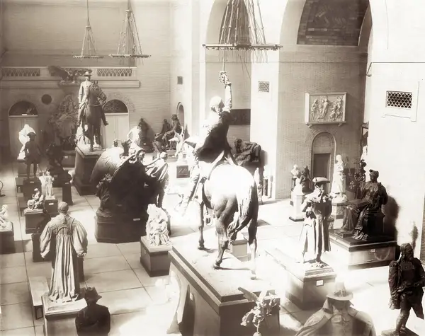 Sculpture Hall in the Palace of Fine Arts at the 1904 World's Fair