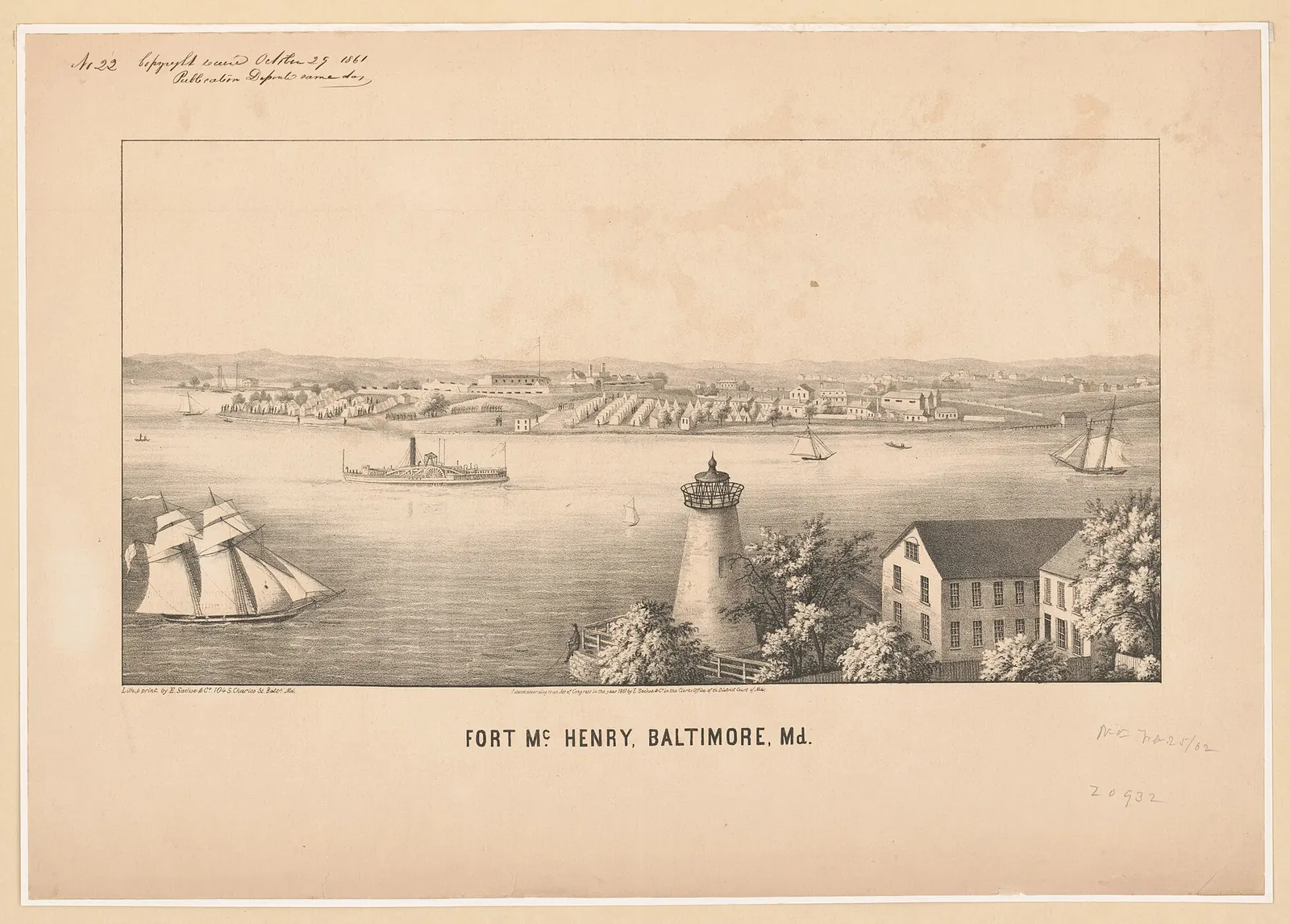 Fort McHenry: Fort McHenry, Baltimore, Md LCCN2004670388